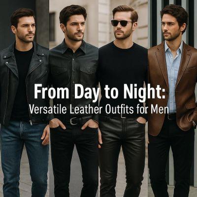 From Day to Night Versatile Leather Outfits for Men