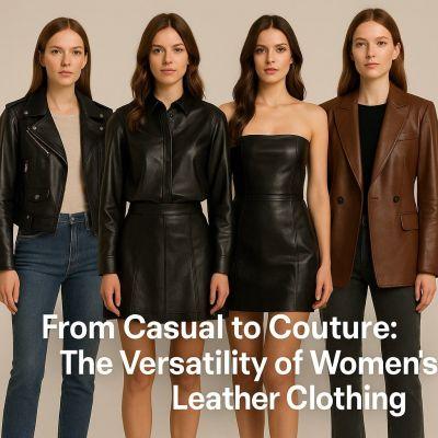 From Casual to Couture: The Versatility of Women’s Leather Clothing