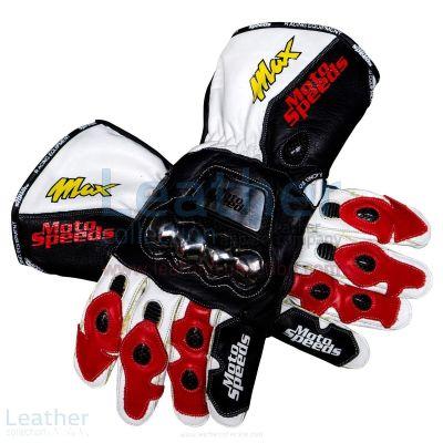Max Biaggi GP 1995 Racing Leather Gloves