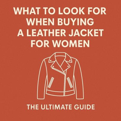 What to Look for When Buying a Leather Jacket for Women