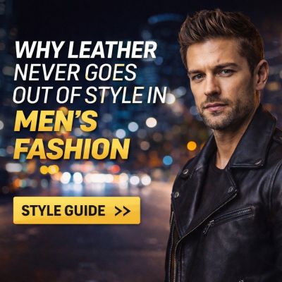 Why Leather Never Goes Out of Style in Men's Fashion