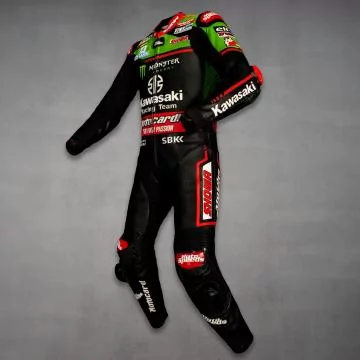Full Leather Racing Suit Kawasaki Alex Lowes WSBK 2021