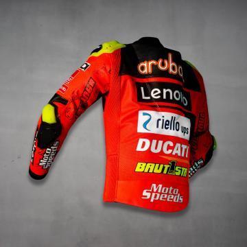Alvaro Bautista Ducati Red Leather Jacket WSBK 2023