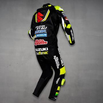 Andrea Iannone Suzuki MotoGP 2018 Leather Suit Black