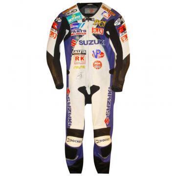 Ben Spies Suzuki Leather Racing Suit 2006 AMA