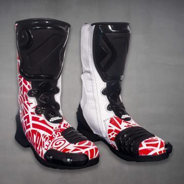 leather moto boots