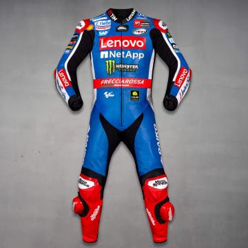 Francesco Bagnaia Blue Motorcycle Leathers Ducati 2024