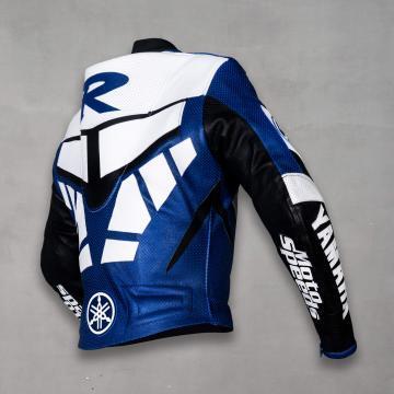 blue yamaha motorcycle jacket