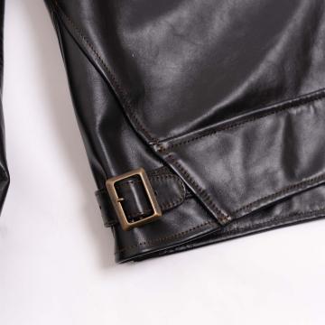 Cossack Black Leather Jacket