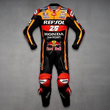 Dani Pedrosa 26 Honda Repsol Black Motorcycle Suits 2017