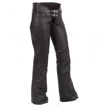 Double Belted Leather Women's Chaps