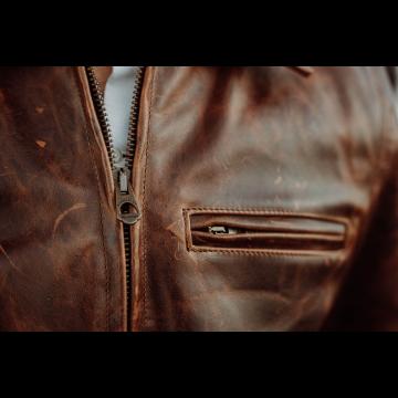 Whiskey Leather Jacket