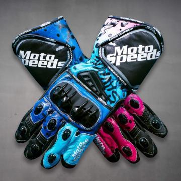 Fabio Quartararo Motorcycle Safety Gloves French GP 2024