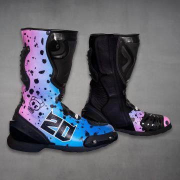 flat track racing boots