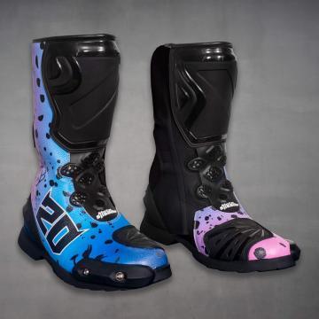Fabio Quartararo Motorcycle Track Boots French GP 2024