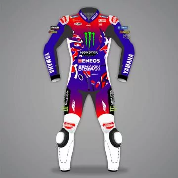Fabio Quartararo Racing Leathers MotoGP 2025 Le Mans