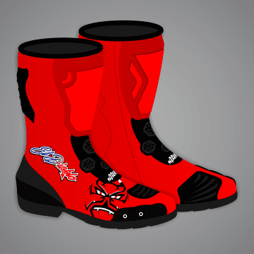 Fabio Quartararo Road Racing Shoes MotoGP 2024