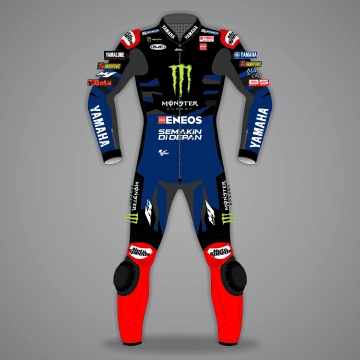 Fabio Quartararo Yamaha MotoGP Racing Suit 2024