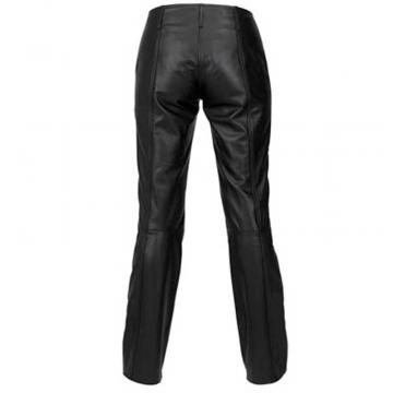 Women's Black Leather Pants Fashion