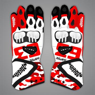 Francesco Bagnaia Leather Gloves Ducati MotoGP 2026