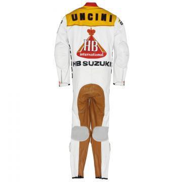 Uncini White Motorcycle Suits GP 1982