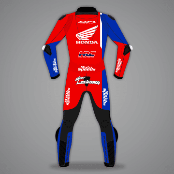 Iker Lecuona Honda Supermoto Racing Suit 2024 SBK