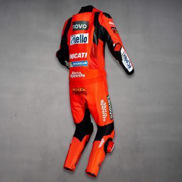 motorcycle suit red