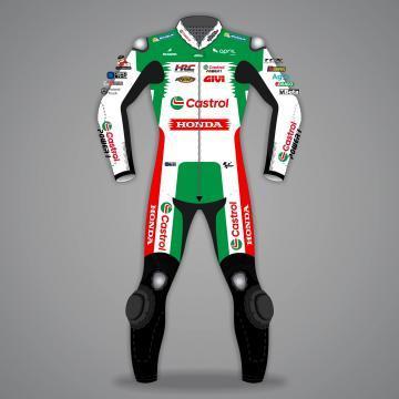 Johann Zarco Leathers Castrol Honda MotoGP 2024