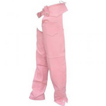 Pink Leather Chaps for Women