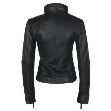 Womens Black Leather Jacket