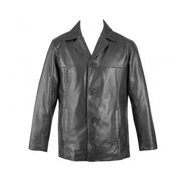 Black Shearling Jacket for Men