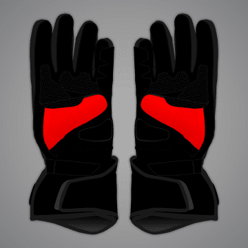 Francesco Bagnaia Leather Biker Gloves British GP 2024