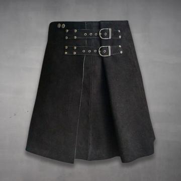 Mens Leather Gladiator Kilt
