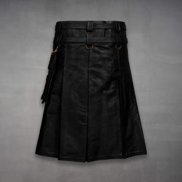 Leather Mens Gothic Kilt