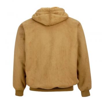 Hooded Shearling Jacket for Men