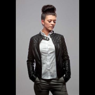 Little Miss Leather Short Jacket Women