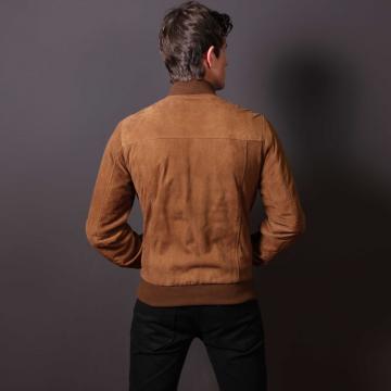 London Camel Leather Jacket
