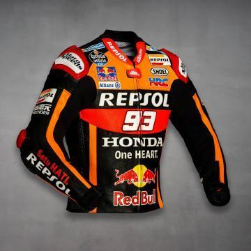 Marquez 93 Honda Repsol Moto Jacket Black 2017