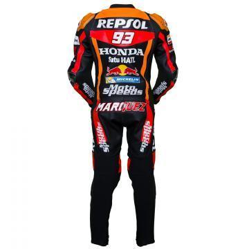 Marquez 93 Honda Repsol Black Leather Suit 2017