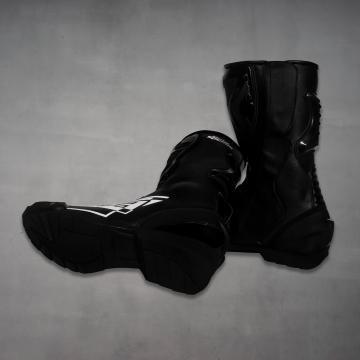Black Leather Biker Boots Marc Marquez MotoGP 2023