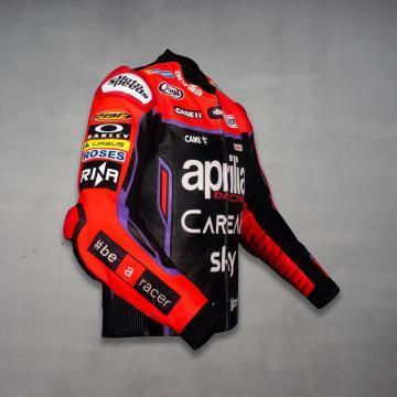 Maverick Vinales Aprilia Road Motorcycle Jacket MotoGP 2023