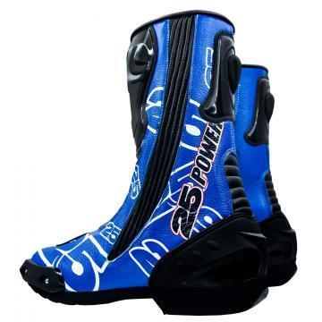 Maverick Vinales Motorbike Leather Boots MotoGP 2015