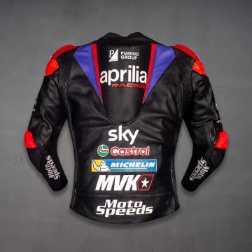 Maverick Vinales Track Motorcycle Jacket Aprilia MotoGP 2024