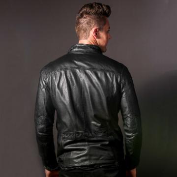 Men's Fashion Ice Leather Jacket