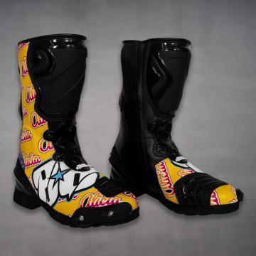 Miguel Oliviera Yellow Motorcycle Boots Winter Test 2022 