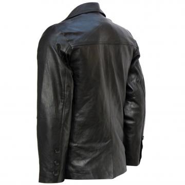 Tom Cruise Black Leather Blazer Men's Mission Impossible