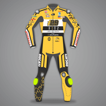 Andrea Iannone Ducati Motorcycle Body Suit SBK 2024