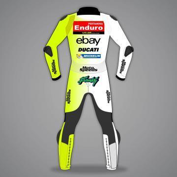 Motorcycle Leathers White Franco Morbidelli MotoGP 2025