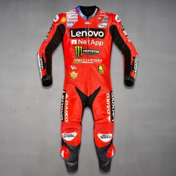 Francesco Bagnaia Ducati Motorcycle Racer Outfit MotoGP 2024
