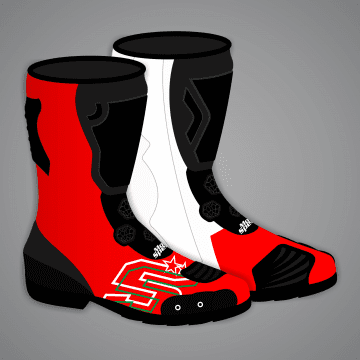 Johann Zarco Motorcycling Boots MotoGP 2023